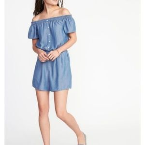 Old Navy chambray romper